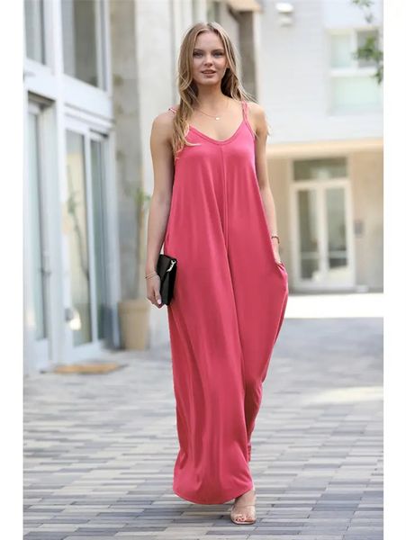 maxi women dress w/ adjustable strap & pockets, Black;gray 
maxi women dress w/ adjustable strap & pockets, Black;gray