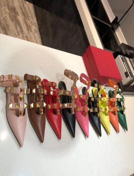 2022 new pointed shallow mouth baotou flat belt buckle candy color rivet rear empty sandals women039s leather shoes2489550, Black
2022 new pointed shallow mouth baotou flat belt buckle candy color rivet rear empty sandals women039s leather shoes2489550, Black