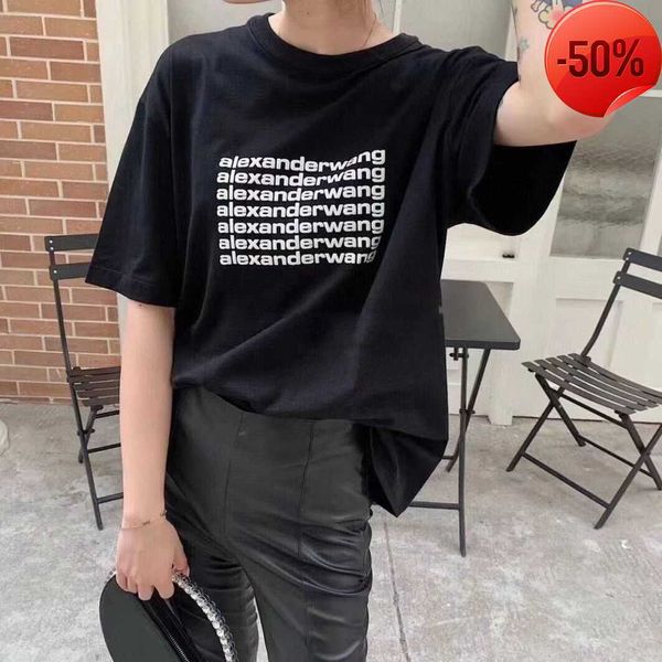 t shirt for women alexander aw shanghai limited bullet screen letter short sleeve t-shirt couple dhk6, White
t shirt for women alexander aw shanghai limited bullet screen letter short sleeve t-shirt couple dhk6, White