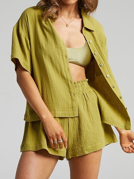 dress summer casual shorts sets women's tracksuit 2 piece sets short sleeve shirts with high waist shorts two piece sets streetwear, White
dress summer casual shorts sets women's tracksuit 2 piece sets short sleeve shirts with high waist shorts two piece sets streetwear, White