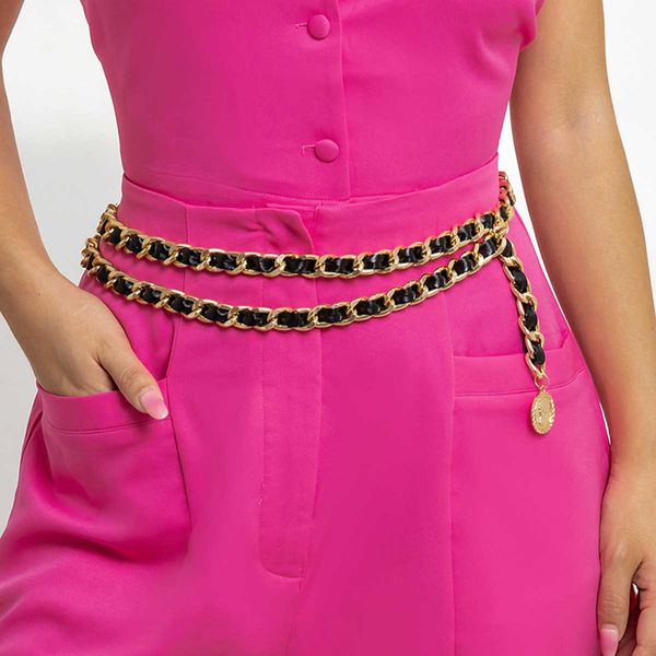 other fashion accessories metal chain waist chain little fragrance pu woven sweet cool figure body chain vintage multilayer luxury waist bel, Silver
other fashion accessories metal chain waist chain little fragrance pu woven sweet cool figure body chain vintage multilayer luxury waist bel, Silver