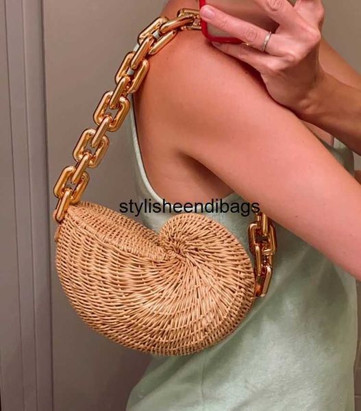 stylisheendibags evening bags fashion thick chains rattan conch women shoulder bags design wicker woven handbags luxury summer beach straw b
stylisheendibags evening bags fashion thick chains rattan conch women shoulder bags design wicker woven handbags luxury summer beach straw b