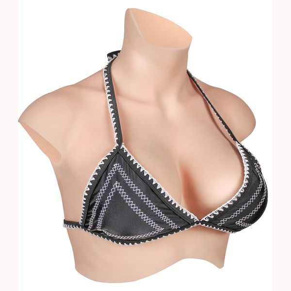 costume accessories 7g realistic artificial boobs high collar neck silicone breast forms enhancer crossdresser drag queen trand, Silver
costume accessories 7g realistic artificial boobs high collar neck silicone breast forms enhancer crossdresser drag queen trand, Silver