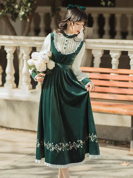 dresses palace style retro cute lolita dresses femme love ruffled standup collar elegant party dress lace robe femme embroidery dress, Black;gray
dresses palace style retro cute lolita dresses femme love ruffled standup collar elegant party dress lace robe femme embroidery dress, Black;gray