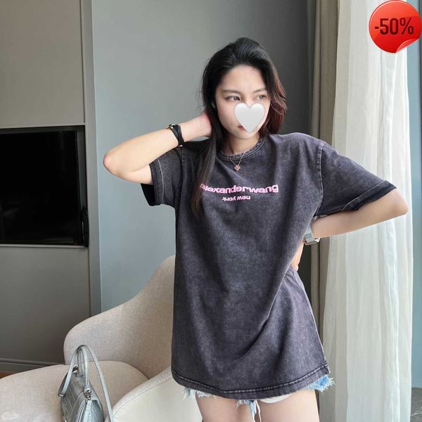 t shirt for women alexander king/aw vintage embroidered letters short sleeve lovers fashion brand loose round neck t-shirt 819d, White
t shirt for women alexander king/aw vintage embroidered letters short sleeve lovers fashion brand loose round neck t-shirt 819d, White