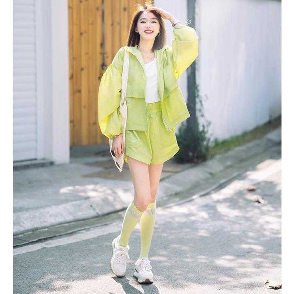 thin sun protection clothing sportswear jackets suit womens summer korean style, Black;brown
thin sun protection clothing sportswear jackets suit womens summer korean style, Black;brown