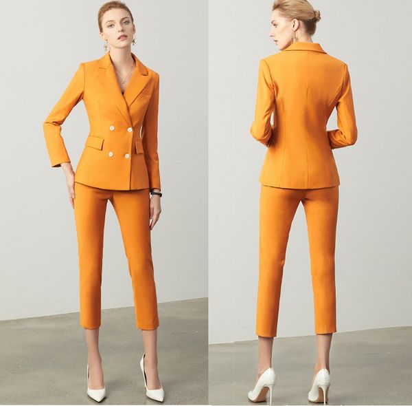 new yellow women's pant suits 2 pieces mother's dress slim fit ladies office evening work wear tuxedos jacket pants, Black;red
new yellow women's pant suits 2 pieces mother's dress slim fit ladies office evening work wear tuxedos jacket pants, Black;red