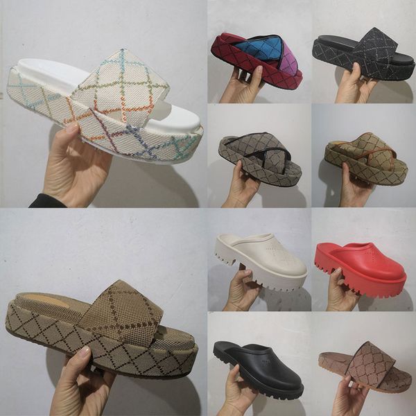 fashion designer sandals women platforms floral brocade slippers flats rubber platform red mens womens loafers casual slides, Black
fashion designer sandals women platforms floral brocade slippers flats rubber platform red mens womens loafers casual slides, Black