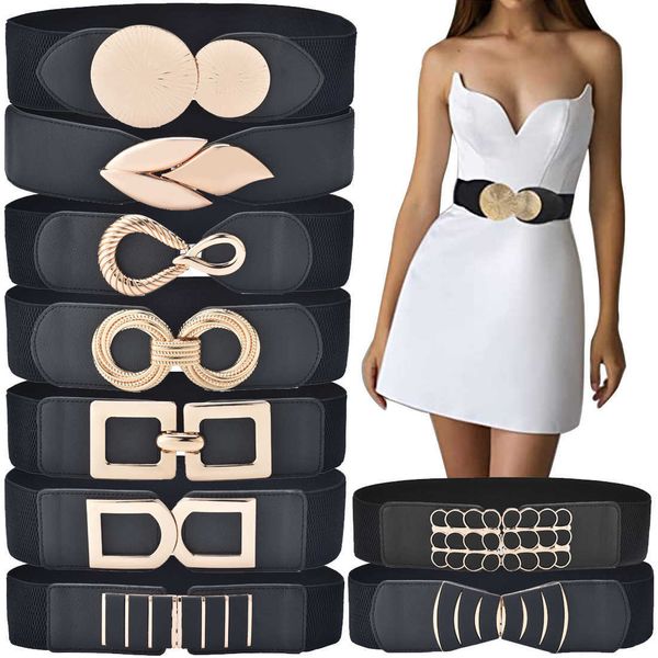 other fashion accessories women's elastic wide waist belt stretchy classic cinch belts fashion waistband for dresses j230502, Silver
other fashion accessories women's elastic wide waist belt stretchy classic cinch belts fashion waistband for dresses j230502, Silver