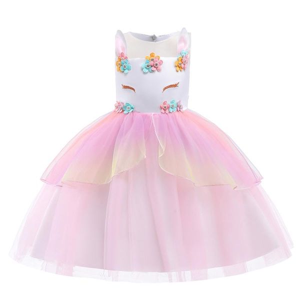 girl's dresses baby girls formal princess clothes kids wear show mesh lace unicorn irregular rainbow tulip skirt e18536, Red;yellow
girl's dresses baby girls formal princess clothes kids wear show mesh lace unicorn irregular rainbow tulip skirt e18536, Red;yellow