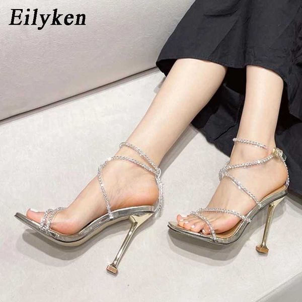 sandals eilyken 11cm high heels pvc transparent crystal women summer fashion silver rhinestone square toe party pumps 230423, Black
sandals eilyken 11cm high heels pvc transparent crystal women summer fashion silver rhinestone square toe party pumps 230423, Black