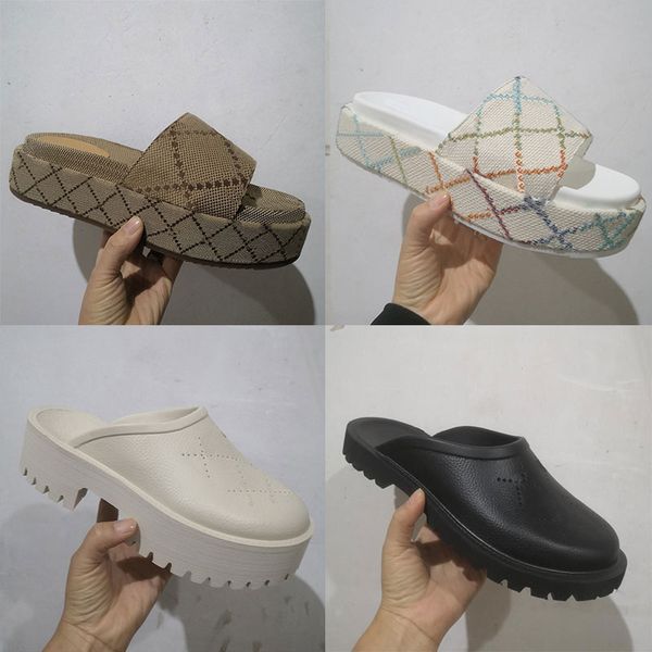 size 36-45 luxurys designer sandals women platforms floral brocade slippers flats rubber platform blue mens womens loafers casual slides, Black
size 36-45 luxurys designer sandals women platforms floral brocade slippers flats rubber platform blue mens womens loafers casual slides, Black