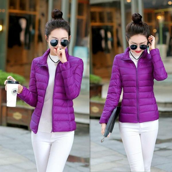 leather ultralight thin women jackets 2022 autumn winter jacket coats short standing collar warm coat women's outerwear female 3xl, Black
leather ultralight thin women jackets 2022 autumn winter jacket coats short standing collar warm coat women's outerwear female 3xl, Black