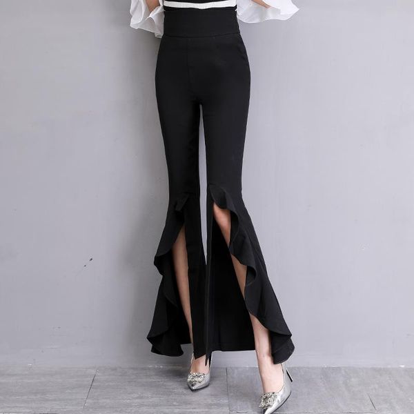 capris spodnie flare moda damska ruffles spodnie dopasowane spodnie z wysokim stanem wieczorne party damskie bell bottom leginsy, Black;white
capris spodnie flare moda damska ruffles spodnie dopasowane spodnie z wysokim stanem wieczorne party damskie bell bottom leginsy, Black;white