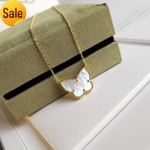 vintage lucky pendant necklace designer 18k yellow gold plated white mother of pearl butterfly charm short chain choker for women jewelry, Silver
vintage lucky pendant necklace designer 18k yellow gold plated white mother of pearl butterfly charm short chain choker for women jewelry, Silver