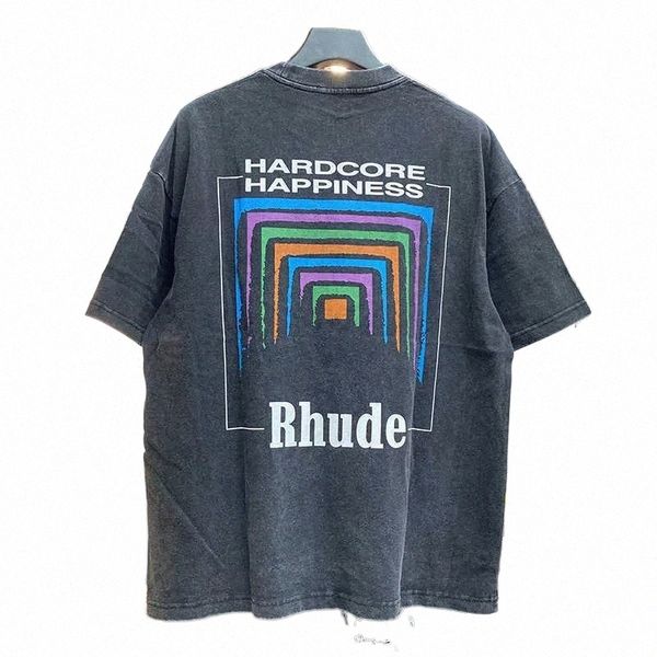 men's t-shirts men women vintage heavy fabric rhude box perspective tee slightly loose multicolor logo nice washed rhude t-shirt t2212, White;black
men's t-shirts men women vintage heavy fabric rhude box perspective tee slightly loose multicolor logo nice washed rhude t-shirt t2212, White;black