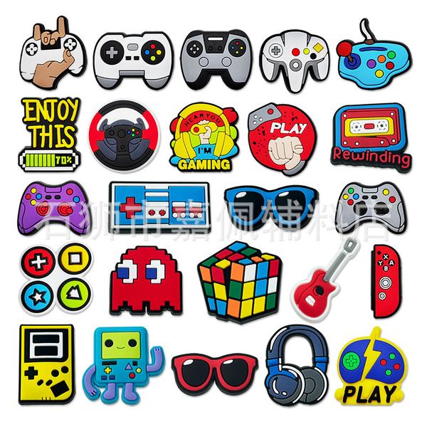 anime charms wholesale childhood memories game controller funny gift cartoon charms shoe accessories pvc decoration buckle soft rubber clog, Blue
anime charms wholesale childhood memories game controller funny gift cartoon charms shoe accessories pvc decoration buckle soft rubber clog, Blue