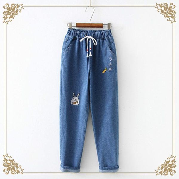 jeans jeans women kawaii cartoon printed elastic waist drawstring cute harem denim jean allmatch velvet warm womens trousers new, Blue
jeans jeans women kawaii cartoon printed elastic waist drawstring cute harem denim jean allmatch velvet warm womens trousers new, Blue