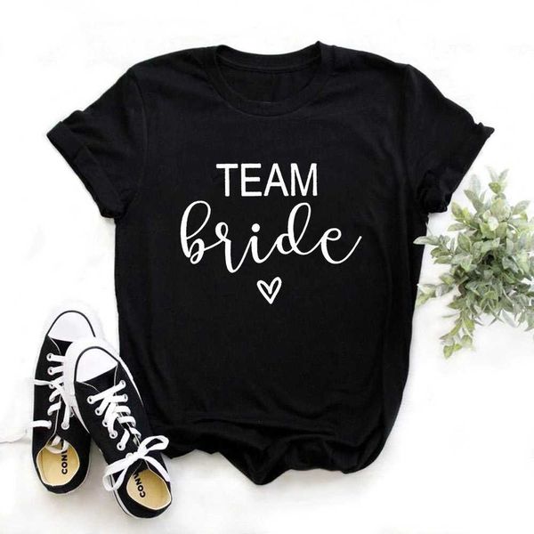 team bride print women short sleeve t shirts bachelorette wedding party graphic t-shirt harajuku tshirt female tees hipster, White
team bride print women short sleeve t shirts bachelorette wedding party graphic t-shirt harajuku tshirt female tees hipster, White