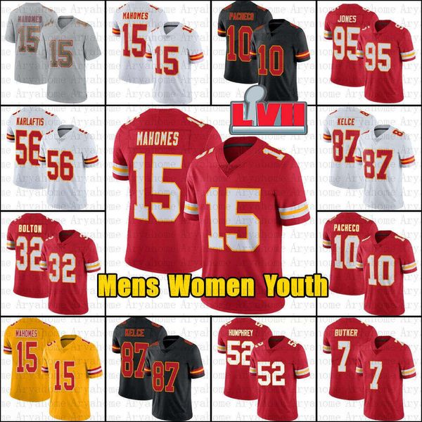 15 patrick mahomes 87 travis kelce football jerseys isaih pacheco chris jones creed humphrey kansases city chiefes nick bolton kadarius tone, Black;red
15 patrick mahomes 87 travis kelce football jerseys isaih pacheco chris jones creed humphrey kansases city chiefes nick bolton kadarius tone, Black;red