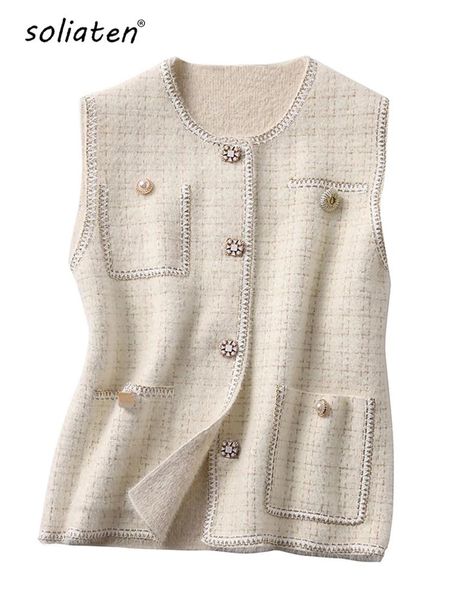 vests spring women vest faux mink fur luxurious singlebreasted waistcoat knitted sweater vest sleeveless oversized jacket c133, Black;white
vests spring women vest faux mink fur luxurious singlebreasted waistcoat knitted sweater vest sleeveless oversized jacket c133, Black;white