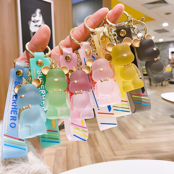 designer keychain for woman creative cartoon nordic bow tie violent bear crystal bear key chain designer small gift wholesale bag key ring p, Silver
designer keychain for woman creative cartoon nordic bow tie violent bear crystal bear key chain designer small gift wholesale bag key ring p, Silver