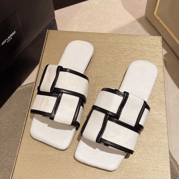 slippers 2023 fashion flat slippers women weave slides sandal ladies mules outdoor beach lady shoes woman home slippers female flip flops j2, Black
slippers 2023 fashion flat slippers women weave slides sandal ladies mules outdoor beach lady shoes woman home slippers female flip flops j2, Black