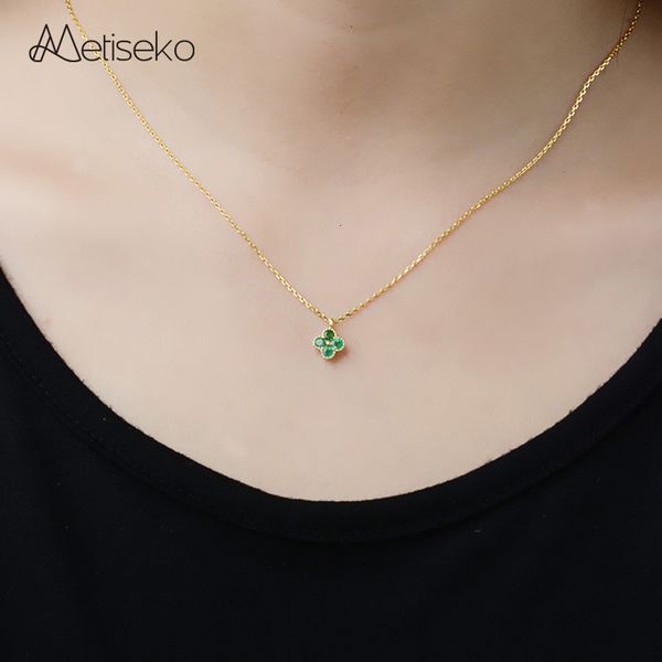 pendant necklaces metiseko 925 sterling silver plated 14k gold emerald colour fourleaf clover necklace collar de flores french style for wom
pendant necklaces metiseko 925 sterling silver plated 14k gold emerald colour fourleaf clover necklace collar de flores french style for wom