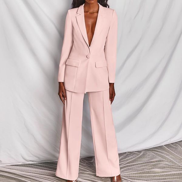 new pink women suits slim fit office lady party prom pants blazer red carpet leisure outfit tuxedos jacket pants, Black;red
new pink women suits slim fit office lady party prom pants blazer red carpet leisure outfit tuxedos jacket pants, Black;red