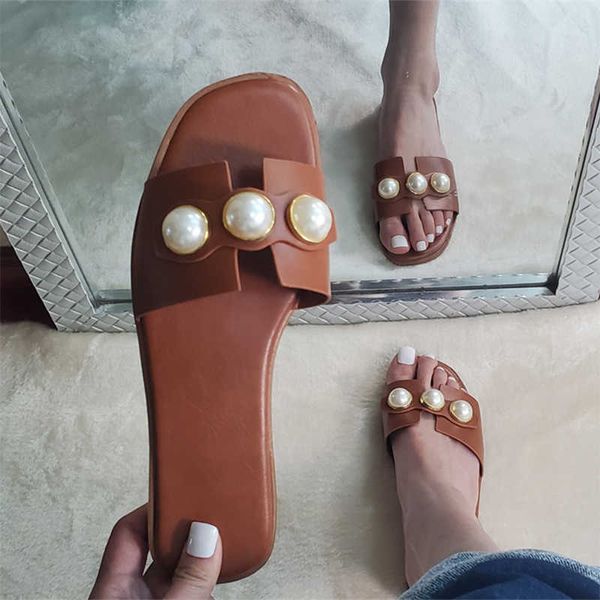 slippers 2022 pearl flats women slippers summer sandals new trend party ladies fashion casual shoes dress flip flops slides j230502, Black
slippers 2022 pearl flats women slippers summer sandals new trend party ladies fashion casual shoes dress flip flops slides j230502, Black