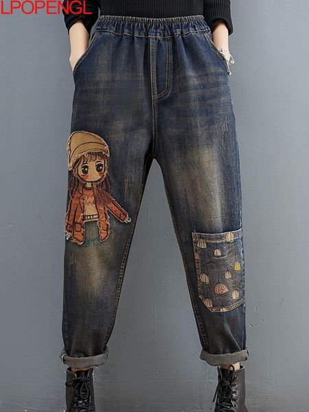 jeans new cartoon little girl embroidered denim trousers women fashion vintage casual high waist breeches pocket mom harem blue jeans
jeans new cartoon little girl embroidered denim trousers women fashion vintage casual high waist breeches pocket mom harem blue jeans