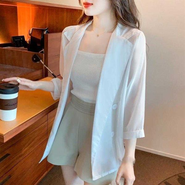summer thin chiffon shirt jackets suit sun protection clothing uv micro, Black;brown
summer thin chiffon shirt jackets suit sun protection clothing uv micro, Black;brown