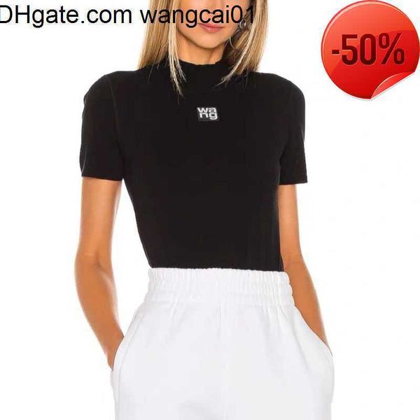 men's t-shirts 22aw wang fashion design stand collar tterss knitted short seve tight bottomed t-shirt 410 3, White
men's t-shirts 22aw wang fashion design stand collar tterss knitted short seve tight bottomed t-shirt 410 3, White
