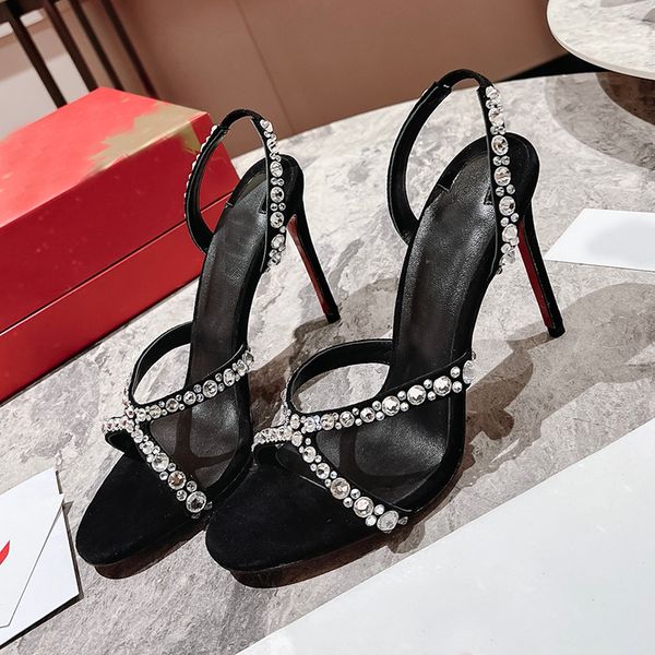 luxury high heels rhinestones frosted leather thin heels back straps womens shoes luxurious designers new womens shoes wedding and party sho, Black
luxury high heels rhinestones frosted leather thin heels back straps womens shoes luxurious designers new womens shoes wedding and party sho, Black