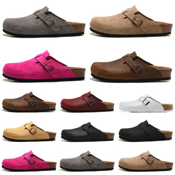 slippers designer sandals men women slide slippers birks boston soft footbed clogs suede leather buckle strap shoes outdoor indoor sliders m, Black
slippers designer sandals men women slide slippers birks boston soft footbed clogs suede leather buckle strap shoes outdoor indoor sliders m, Black