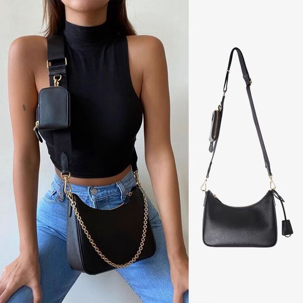luxury designer shoulder bags suit purse half moon re-edition 2005 three in one re-nylon zipper coin bag handbag
luxury designer shoulder bags suit purse half moon re-edition 2005 three in one re-nylon zipper coin bag handbag