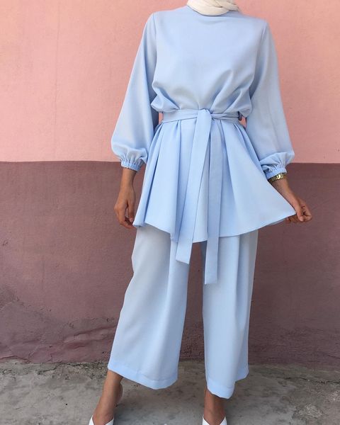 dress new arrival and ninth pants clothes for muslim women 2 pieces set musulmani islamic girls eid ramadan prayer wholesale, White
dress new arrival and ninth pants clothes for muslim women 2 pieces set musulmani islamic girls eid ramadan prayer wholesale, White