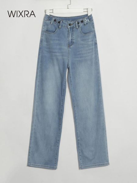 jeans wixra 2022 spring women high street fashionable bleached denim pants ladies casual pockets high waist fake zippers loose jeans, Blue
jeans wixra 2022 spring women high street fashionable bleached denim pants ladies casual pockets high waist fake zippers loose jeans, Blue