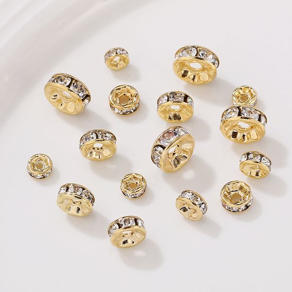 crystal bead spacer14k light gold plated color retaining white circle round zircon diy fashion bracelet jewelry making supplies for necklace
crystal bead spacer14k light gold plated color retaining white circle round zircon diy fashion bracelet jewelry making supplies for necklace