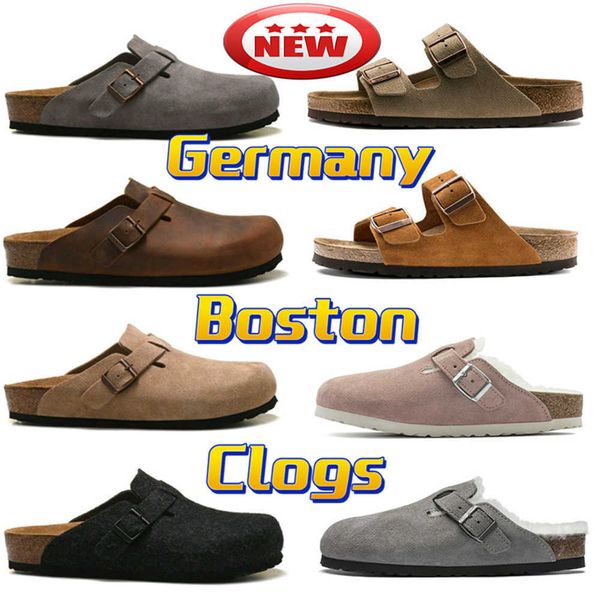 sandals new designer women boston clogs slippers slides germany cork fur slide mens loafers shoes womens leather suede taupe slipper arizona, Black
sandals new designer women boston clogs slippers slides germany cork fur slide mens loafers shoes womens leather suede taupe slipper arizona, Black