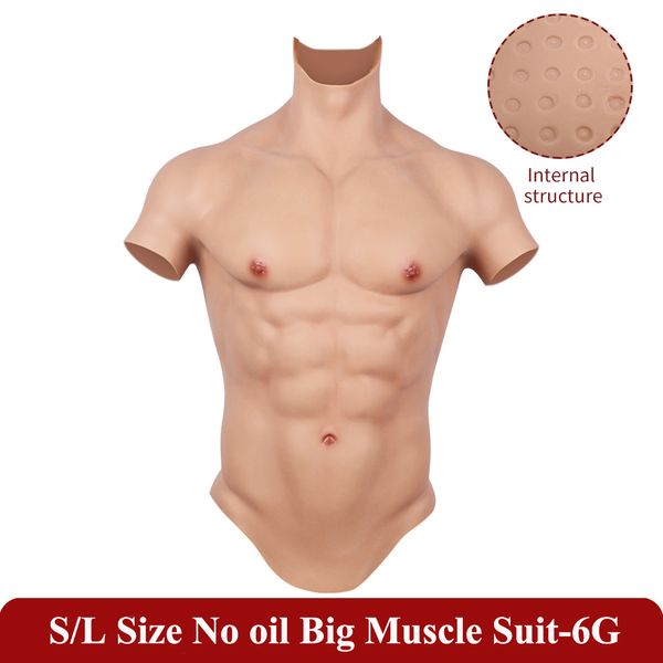 costume accessories macho cosplay male suit fake belly muscle mens chest crossdresser realistic silicone no-oil simulation mus, Silver
costume accessories macho cosplay male suit fake belly muscle mens chest crossdresser realistic silicone no-oil simulation mus, Silver