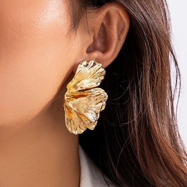 exaggerated big leaves earrings for women trendy heavy metal irregular drop earrings fashion jewelry accessories lady gifts, Silver
exaggerated big leaves earrings for women trendy heavy metal irregular drop earrings fashion jewelry accessories lady gifts, Silver