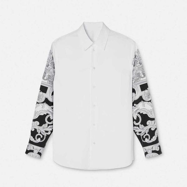 mens designer shirts brand clothing men long sleeve dress shirt hip hop style quality cotton 104010, White;black
mens designer shirts brand clothing men long sleeve dress shirt hip hop style quality cotton 104010, White;black