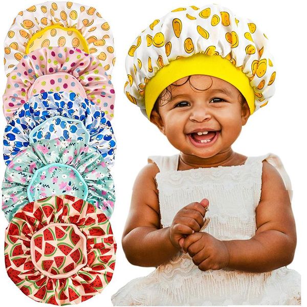 fashion kids floral satin bonnet girls satin night sleep cap hair care soft elastic caps head cover wrap beanie 9 colors, Yellow
fashion kids floral satin bonnet girls satin night sleep cap hair care soft elastic caps head cover wrap beanie 9 colors, Yellow
