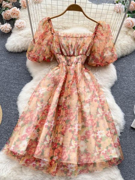 dresses sweet square collar mesh chiffon mini dress women floral short puff sleeve high waist aline vestidos female beach new fashion, Black;gray
dresses sweet square collar mesh chiffon mini dress women floral short puff sleeve high waist aline vestidos female beach new fashion, Black;gray