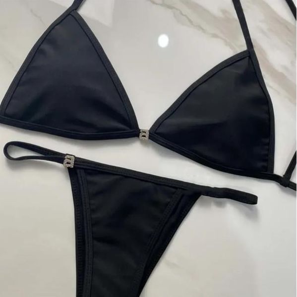 bikini set solid black color letter swimwears trendy metal chain bikini set summer beachwear with tags for qrwqrwq, White;black
bikini set solid black color letter swimwears trendy metal chain bikini set summer beachwear with tags for qrwqrwq, White;black