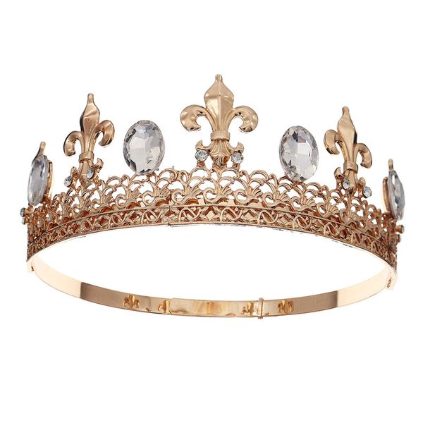 european and american retro crown, golden round crown, men's king hair accessories, crown, prince crown, performance headwear, ts-0133-, Silver
european and american retro crown, golden round crown, men's king hair accessories, crown, prince crown, performance headwear, ts-0133-, Silver