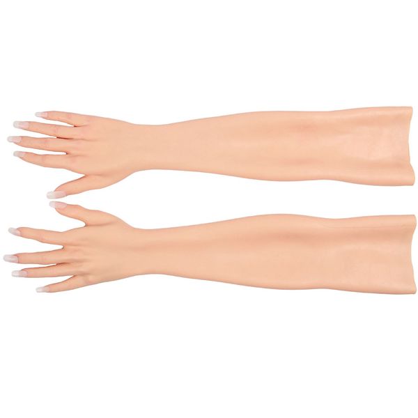 costume accessories crossdressing female silicone gloves realistic skin hand with nail for transvestite cosplay performance pro, Silver
costume accessories crossdressing female silicone gloves realistic skin hand with nail for transvestite cosplay performance pro, Silver