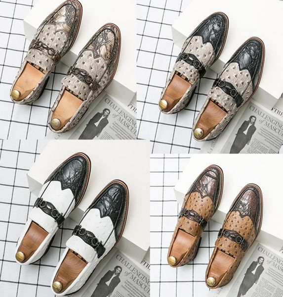 luxury men039s shoes loafers metal buckle double colorblock pointed flat heel fashion classic office professional comfortable 8325406, Black
luxury men039s shoes loafers metal buckle double colorblock pointed flat heel fashion classic office professional comfortable 8325406, Black