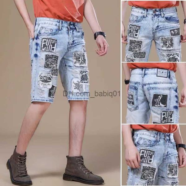 men's shorts summer denim shorts men embroidered washed and patchwork jeans quarter length pants slim fitting pure cotton breathable ti, White;black
men's shorts summer denim shorts men embroidered washed and patchwork jeans quarter length pants slim fitting pure cotton breathable ti, White;black